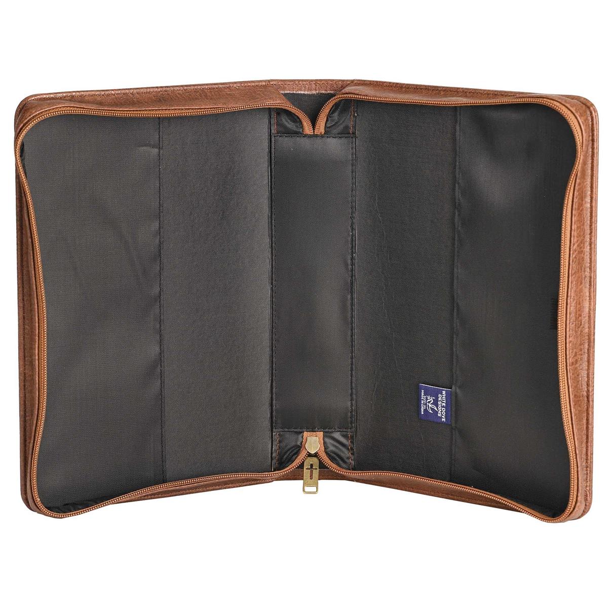 Bible Cover Vintage Cross Brown by Dicksons, product view 5