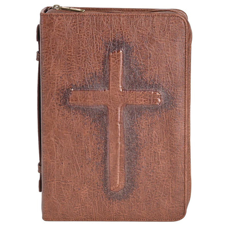 Bible Cover Vintage Cross Brown by Dicksons, product view 6