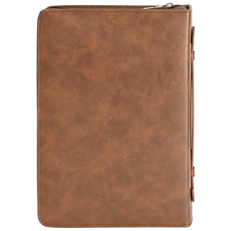 Bible Cover Classic Cross Brown XL by Dicksons, product view 2