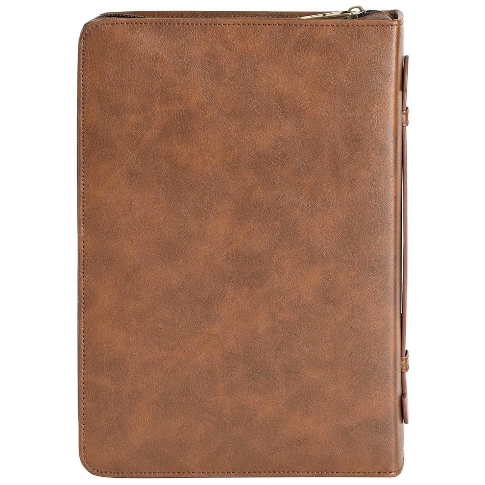 Bible Cover Classic Cross Brown XL by Dicksons, product view 2