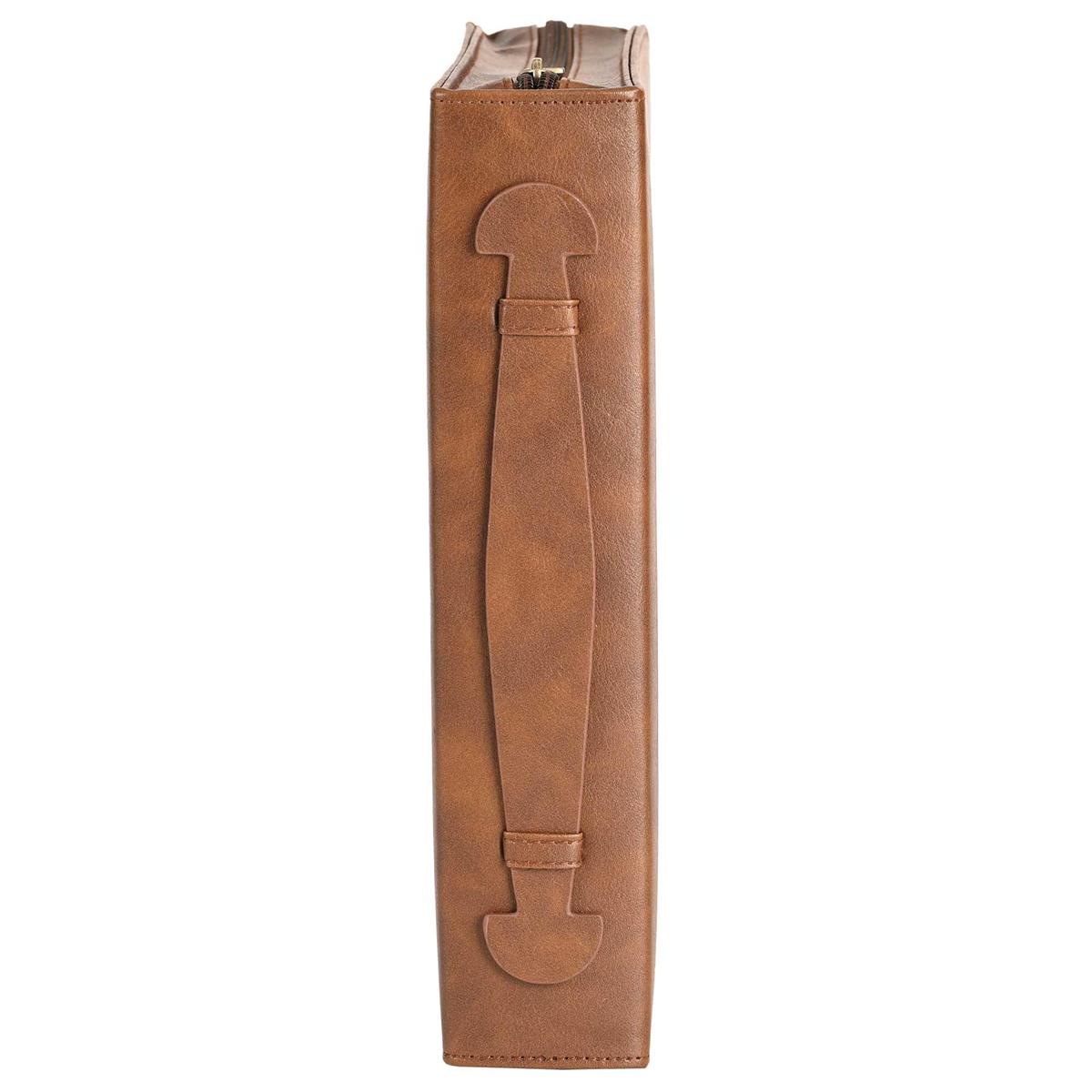 Bible Cover Classic Cross Brown XL by Dicksons, product view 3