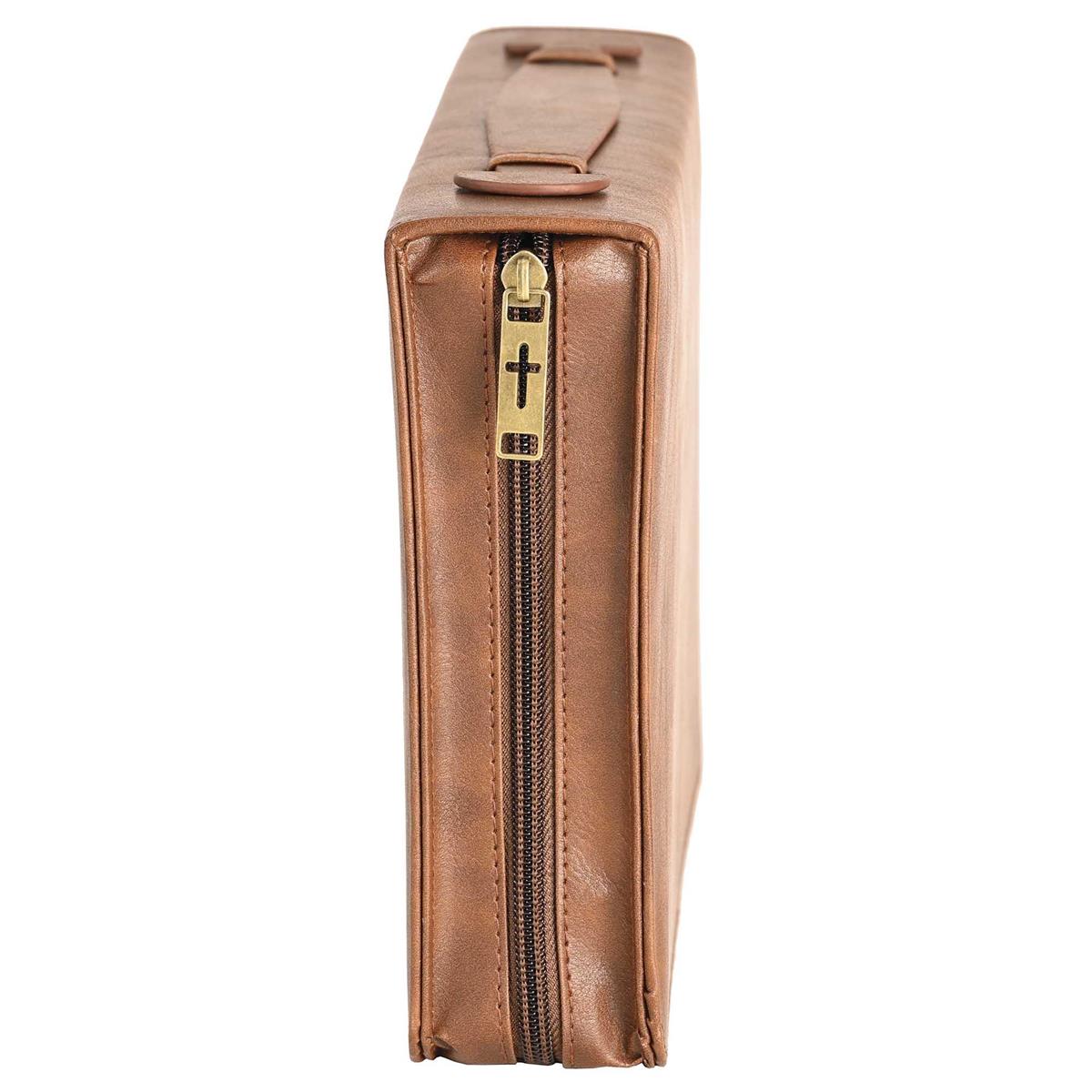 Bible Cover Classic Cross Brown XL by Dicksons, product view 4