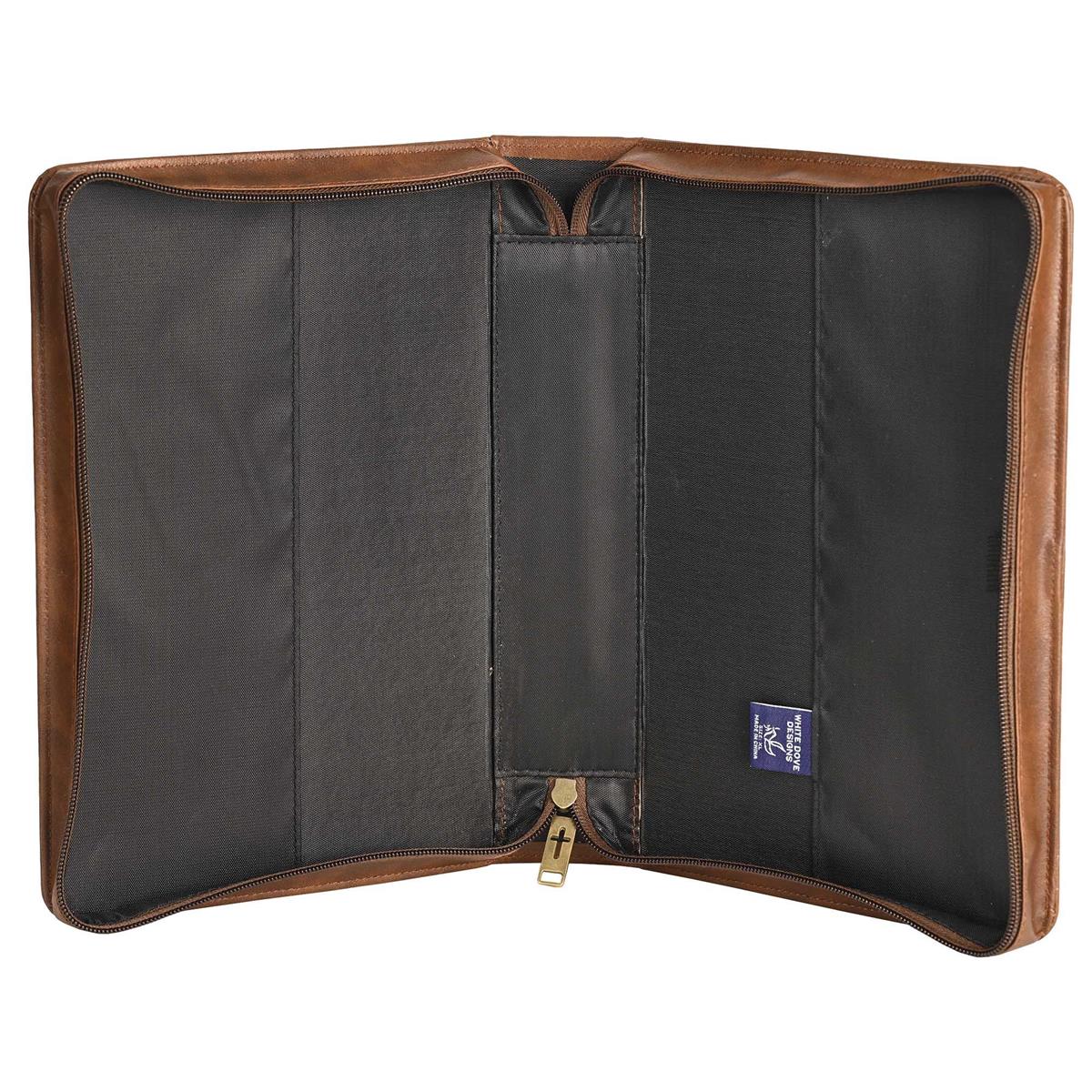 Bible Cover Classic Cross Brown XL by Dicksons, product view 5