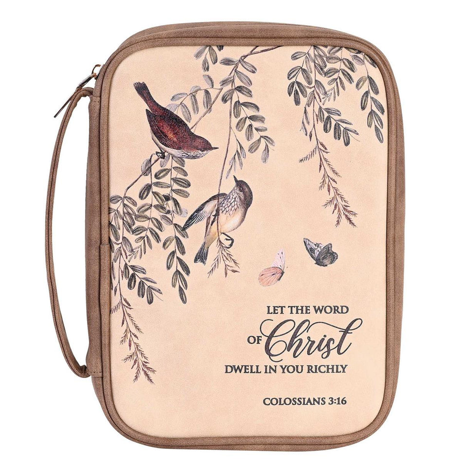 Bible Case Word of Christ Brown by Dicksons