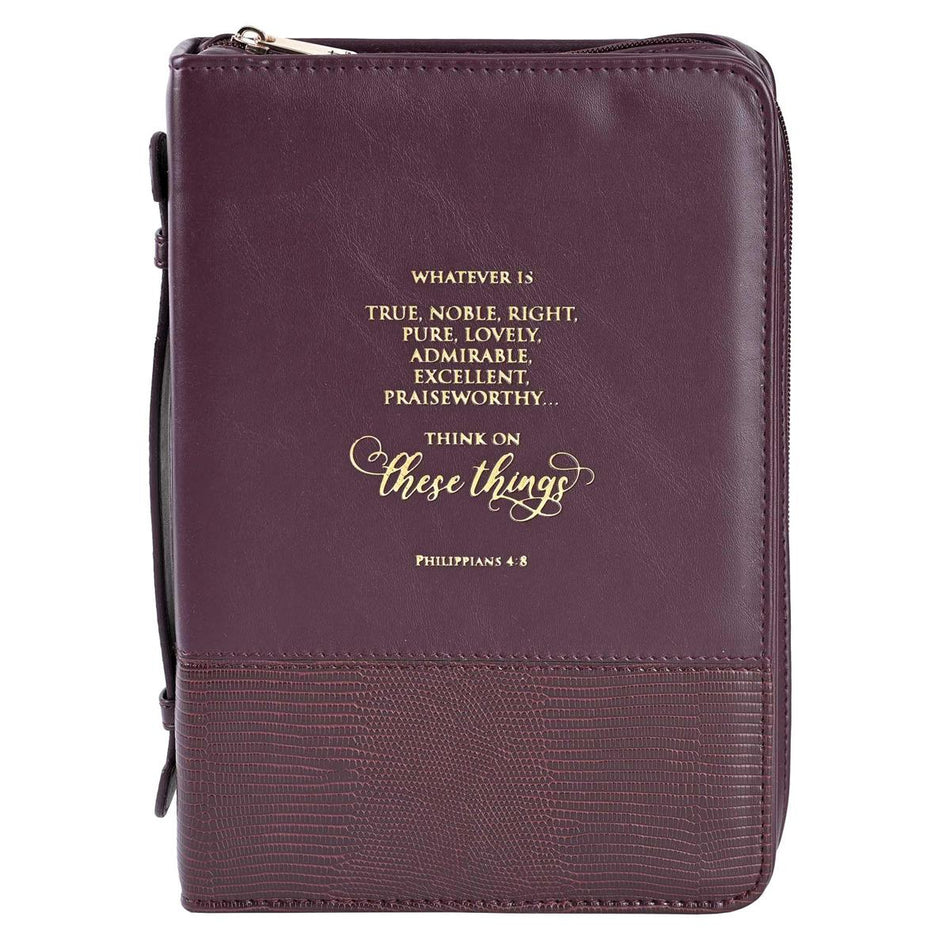 Bible Case Think On These Burgundy XL by Dicksons