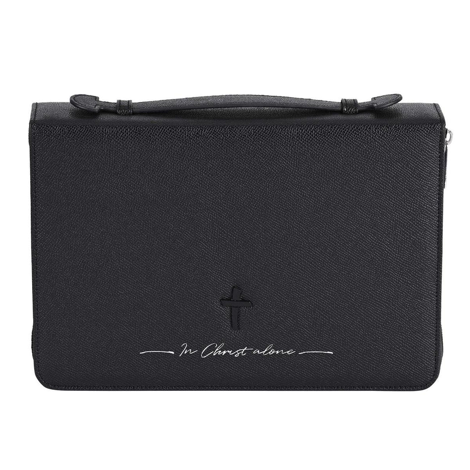 Bible Case In Christ Alone Black by Dicksons