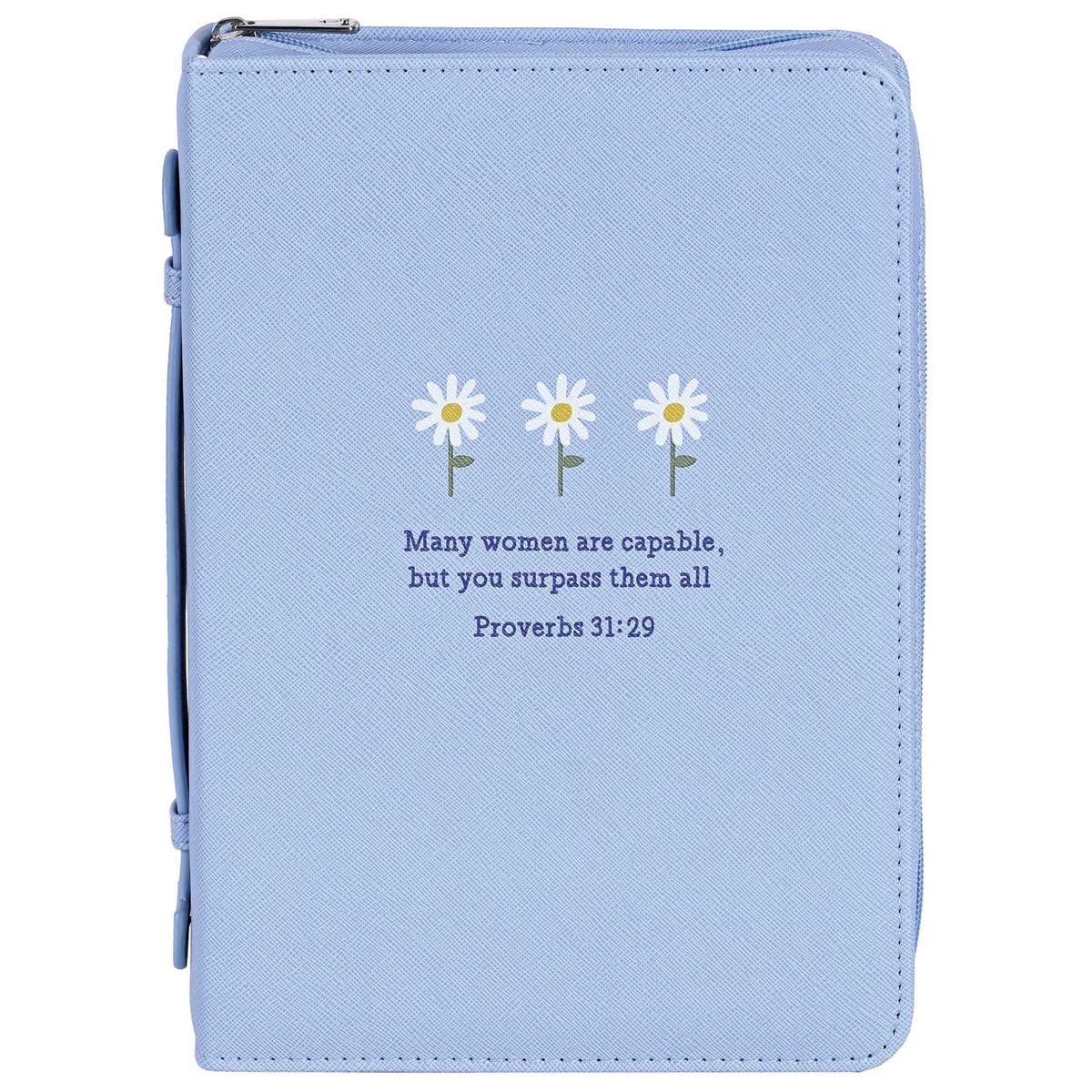 White Dove Designs Bible Cover-Many Women are Capable... (Proverbs 31:29) by Dicksons