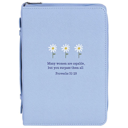 White Dove Designs Bible Cover-Many Women are Capable... (Proverbs 31:29) by Dicksons