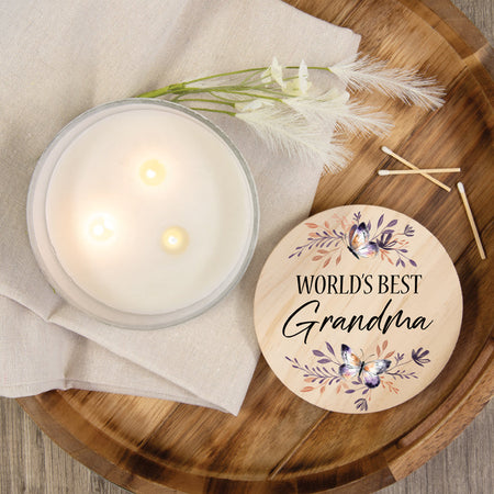 "Best Grandma" 3-Wick Candle by Anchor Christian Distributors