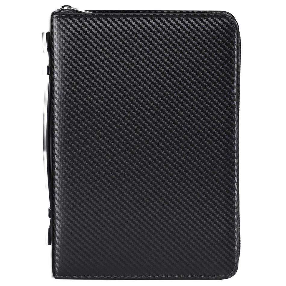 White Dove Designs Bible Cover-Man of God/Carbon Fiber Look-Black by Dicksons