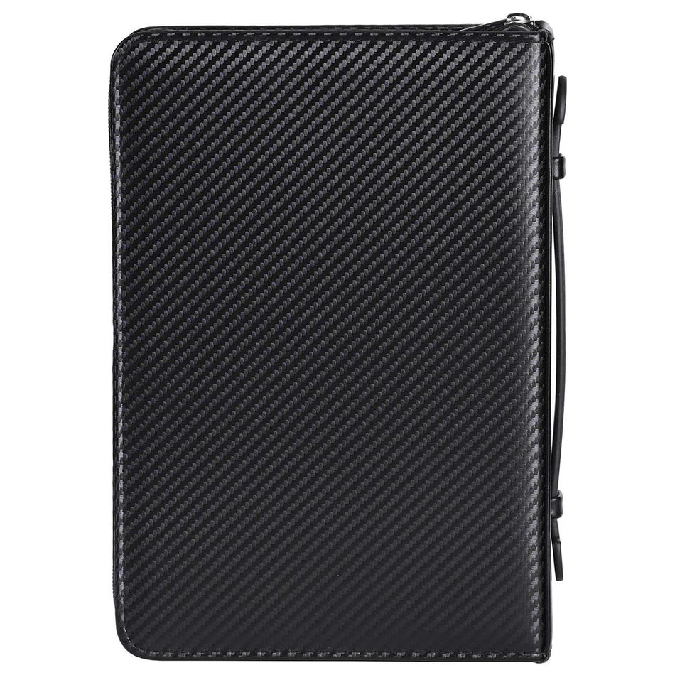 White Dove Designs Bible Cover-Man of God/Carbon Fiber Look-Black by Dicksons, product view 2
