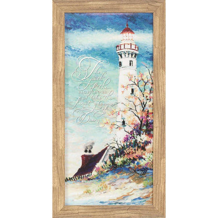 Framed Wall Art Lighthouse Proverbs 4:18 by Dicksons, product view 2