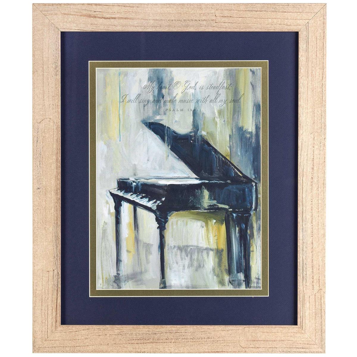 Framed Wall Art Grand Piano Psalm 108:1 by Dicksons, product view 2