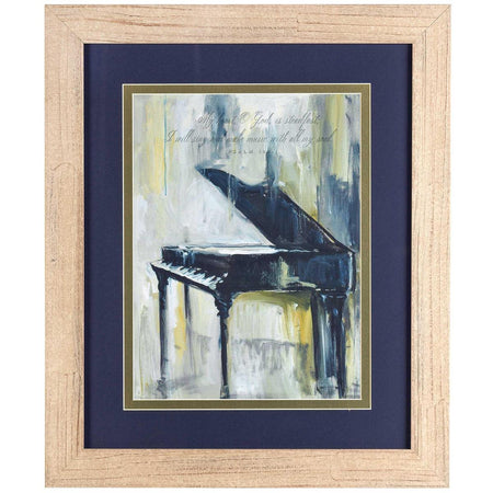 Framed Wall Art Grand Piano Psalm 108:1 by Dicksons, product view 2