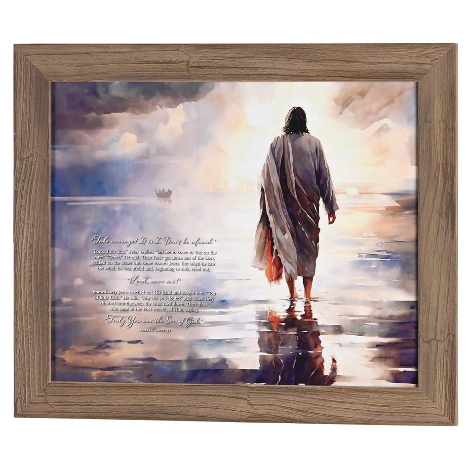 Framed Wall Art Jesus Walking On Water by Dicksons