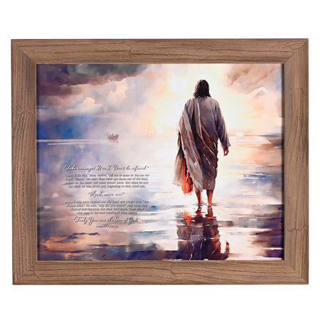 Framed Wall Art Jesus Walking On Water by Dicksons, product view 3