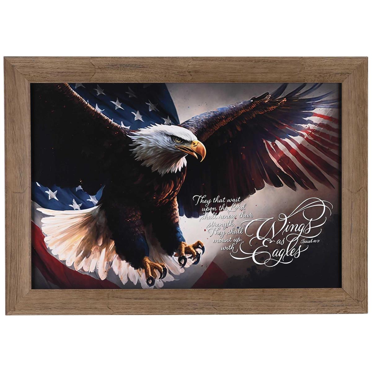 Framed Wall Art Wings As Eagles Is.40:31 by Dicksons, product view 2