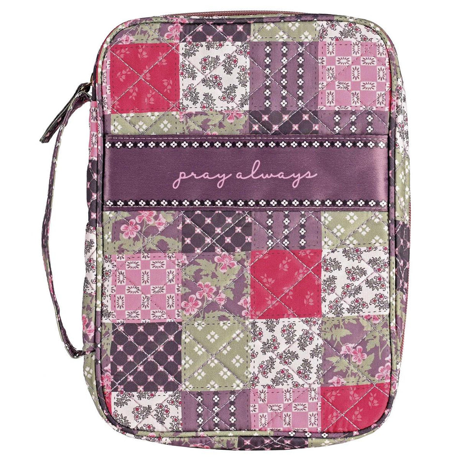 Bible Case Quilted Patchwork Brown XLrg by Dicksons