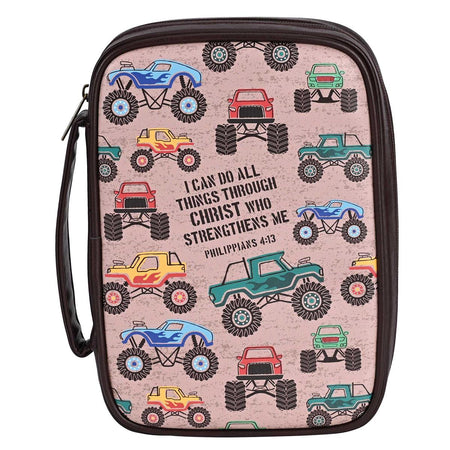 Bible Case I Can Do All Things Trucks Large by Dicksons
