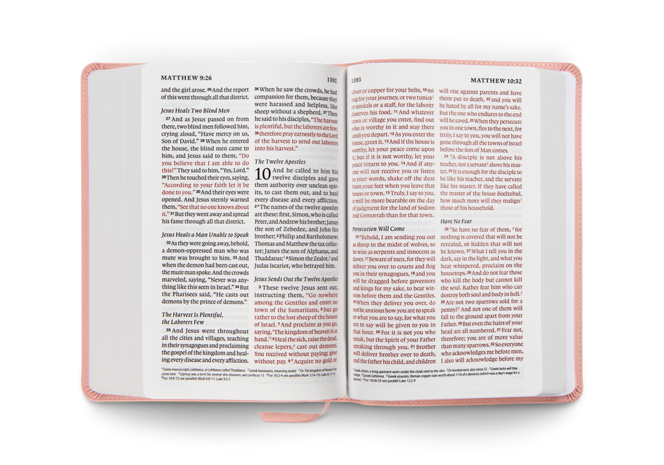 ESV Giant Print Personal Size Bible, Red Letter by Crossway, product view 2