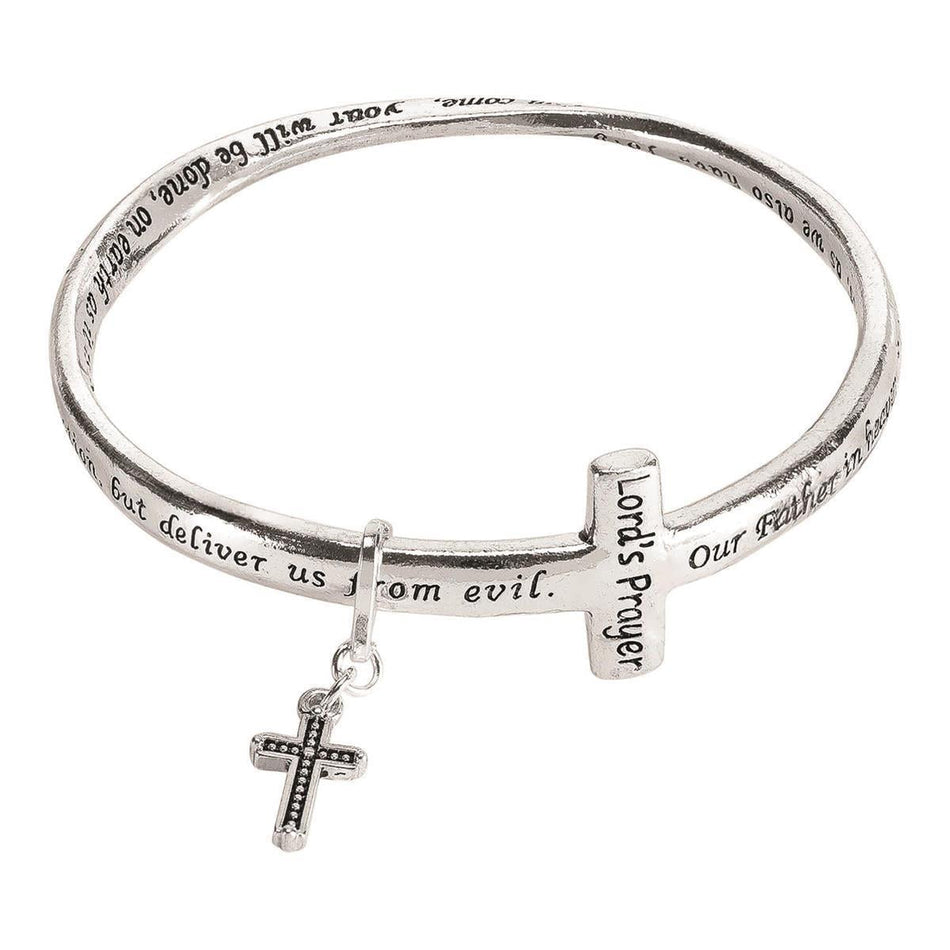 Bracelet lords Pry Mobius/Cross Silver Plated by Dicksons