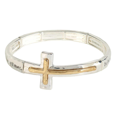 Bracelet Cross Lords Prayer Sideways by Dicksons