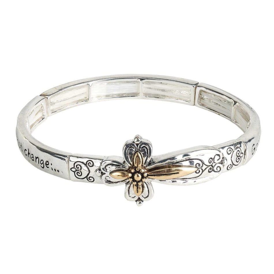 Bracelet Cross Serenity Prayer Sideways by Dicksons