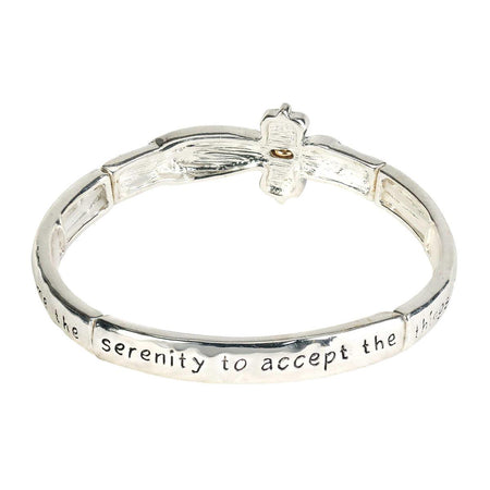 Bracelet Cross Serenity Prayer Sideways by Dicksons, product view 2