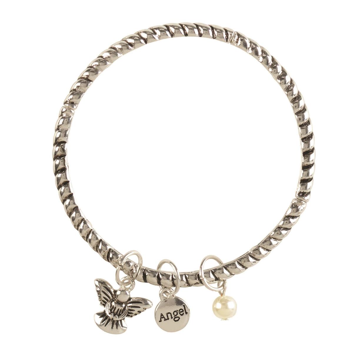 Bracelet Rope with Pearls and Angels by Dicksons