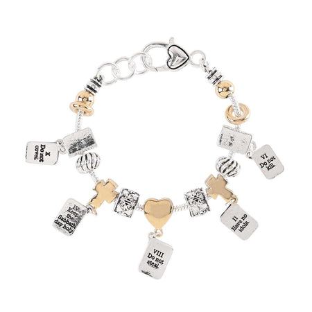 Bracelet 10 Commandments 2Tone by Dicksons, product view 2