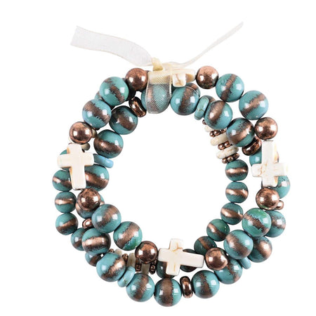 Stretch Bracelet Triple Stack by Dicksons
