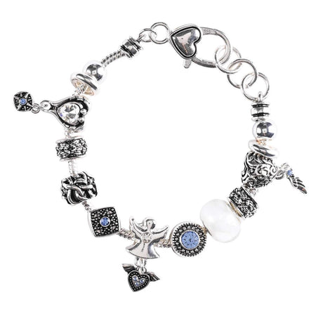 Bracelet Angel Multi Bead Snake Chain (30-4987T) by Dicksons
