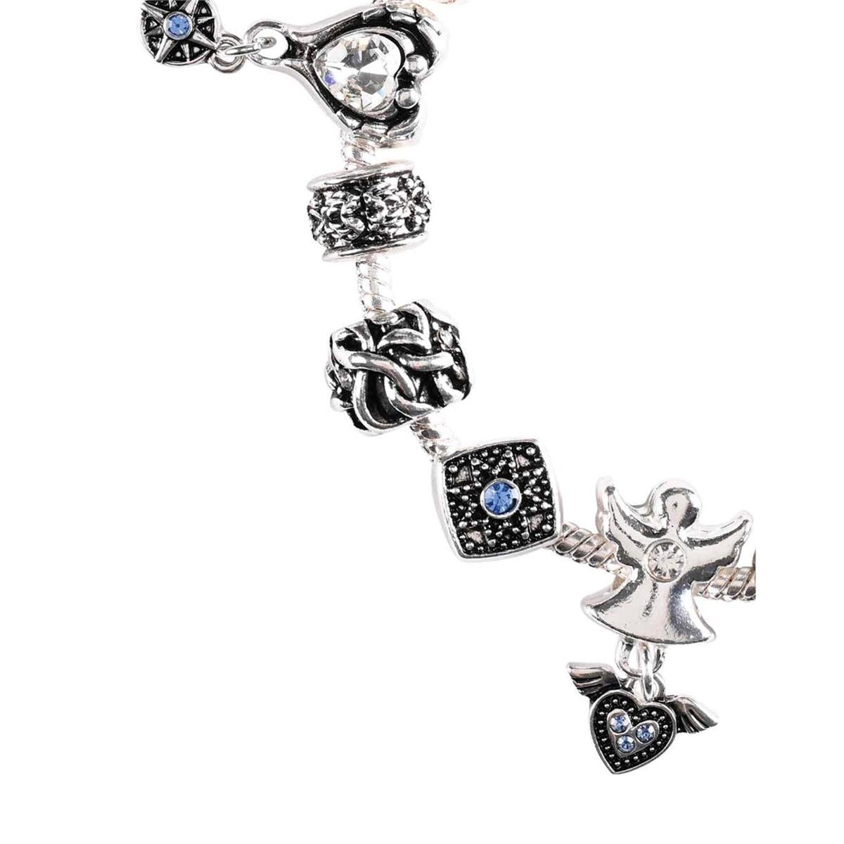 Bracelet Angel Multi Bead Snake Chain (30-4987T) by Dicksons, product view 2