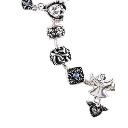 Bracelet Angel Multi Bead Snake Chain (30-4987T) by Dicksons, product view 2