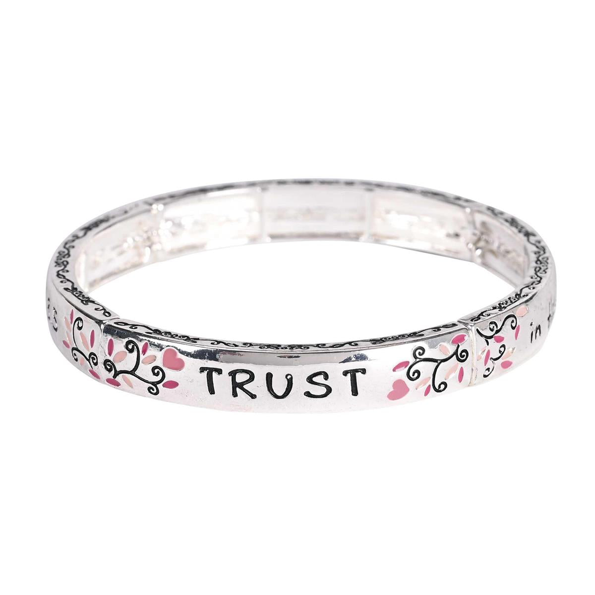Stretch Bracelet Proverbs 3:5 Floral by Dicksons