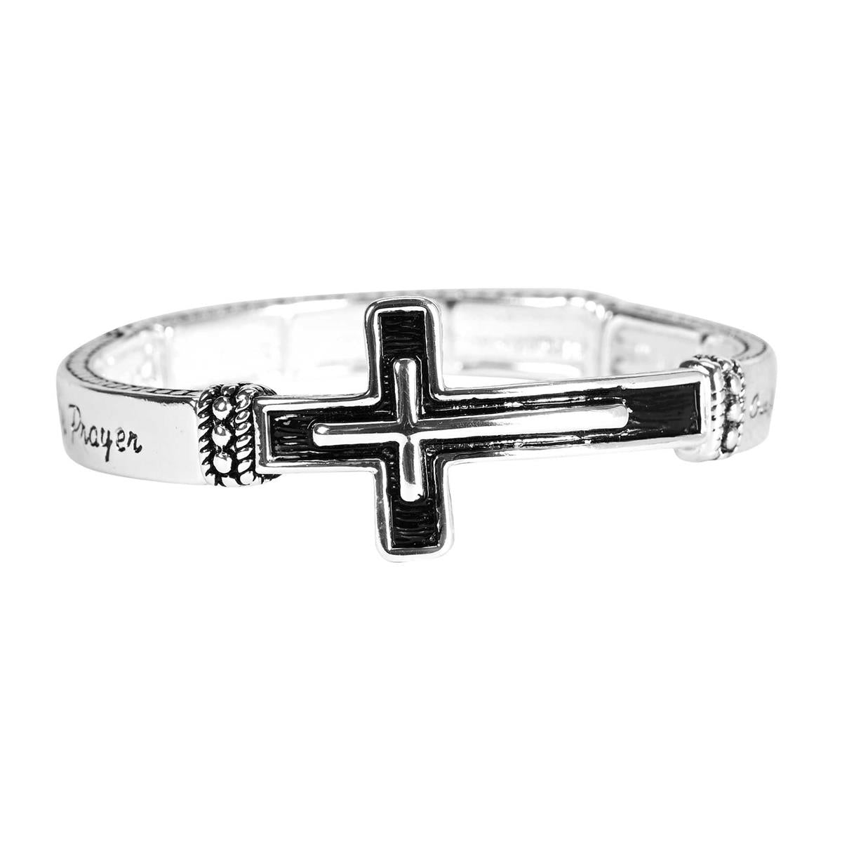 Stretch Bracelet Antiqued Lords Prayer by Dicksons