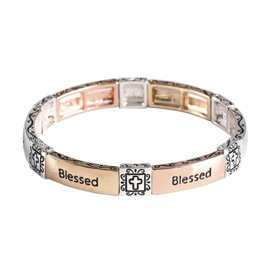 Bracelet Blessed Tile Stretch by Dicksons