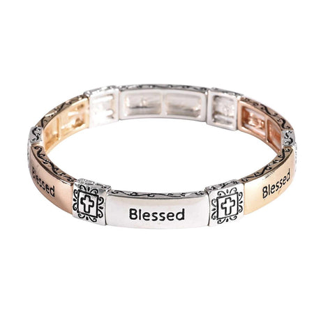 Bracelet Blessed Tile Stretch by Dicksons, product view 2