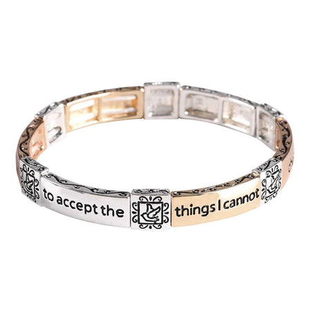 Bracelet Serenity Prayer Tile Stretch by Dicksons, product view 2