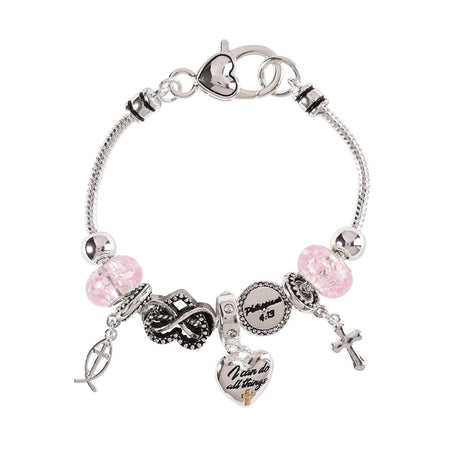 Snake Chain Bracelet Phil 4:13 by Dicksons