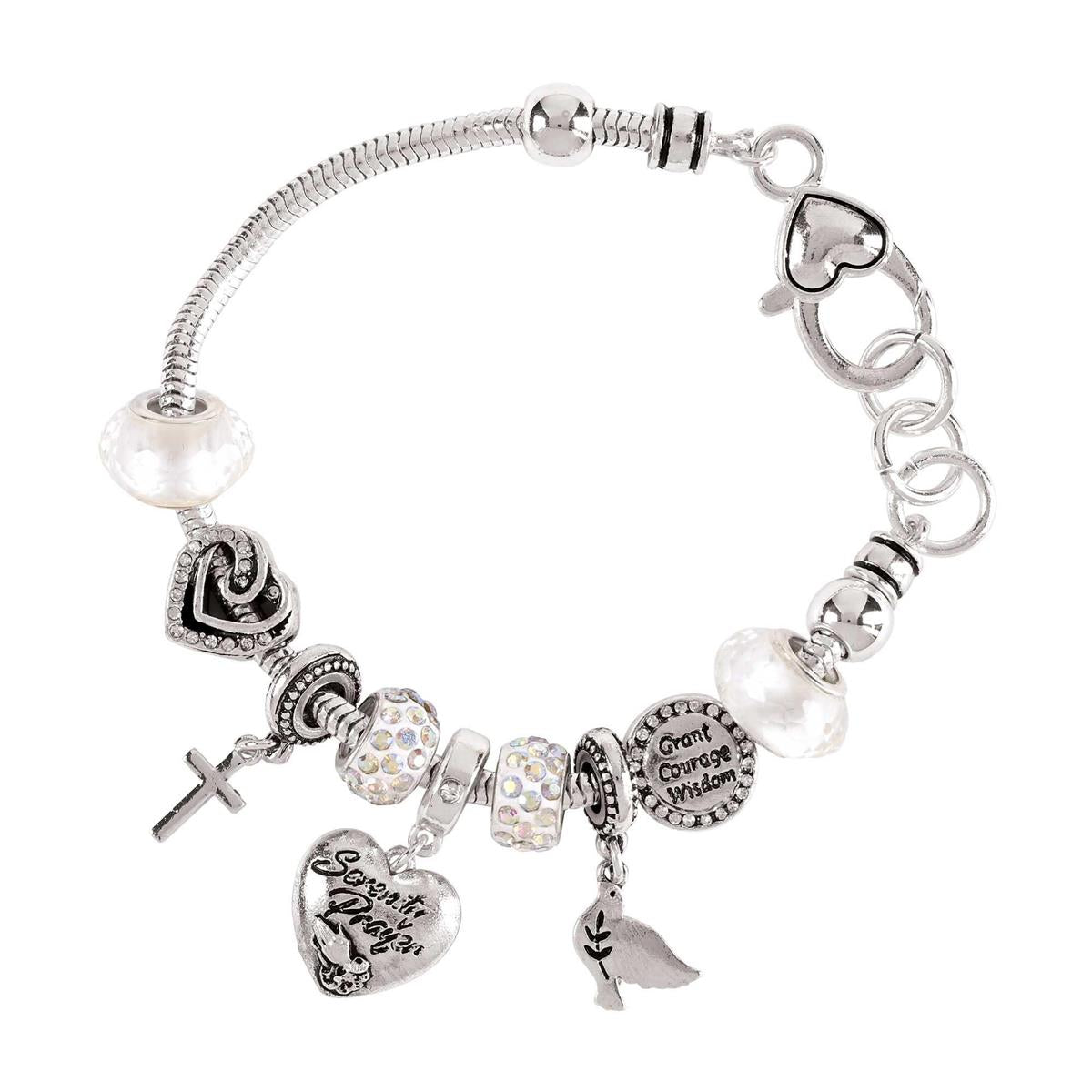 Snake Chain Bracelet Serenity Prayer by Dicksons, product view 2