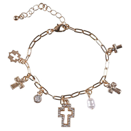 Bracelet Multi Cross Goldplate by Dicksons