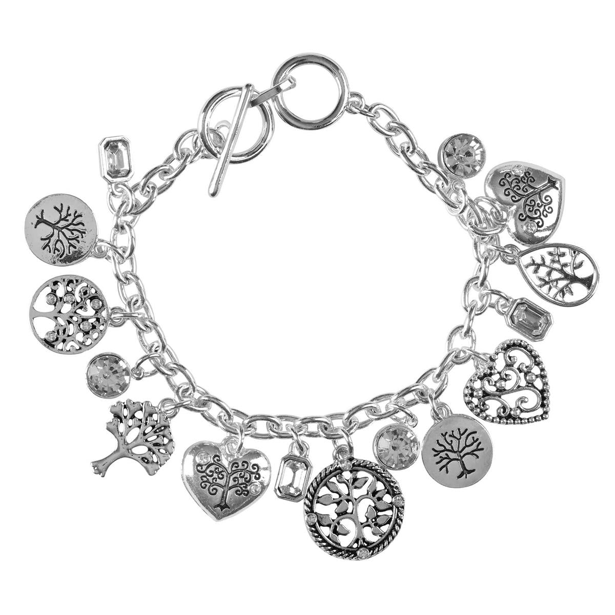 Bracelet Multi Tree Of Life Silver-Plate by Dicksons