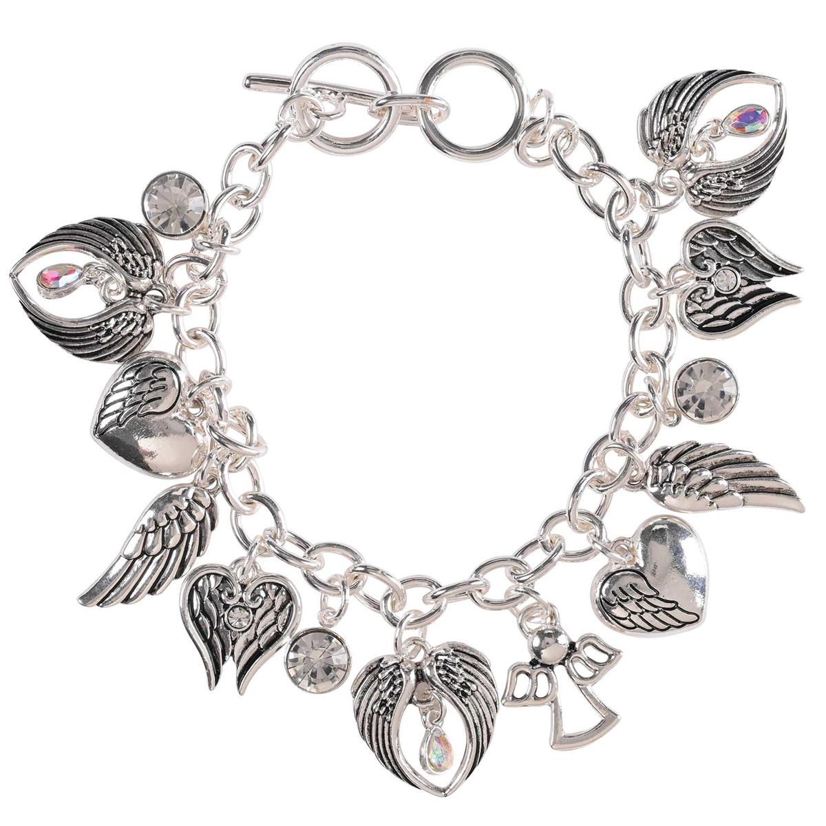 Bracelet Multi Angel Wing Silver plate by Dicksons