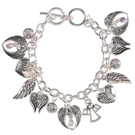 Bracelet Multi Angel Wing Silver plate by Dicksons
