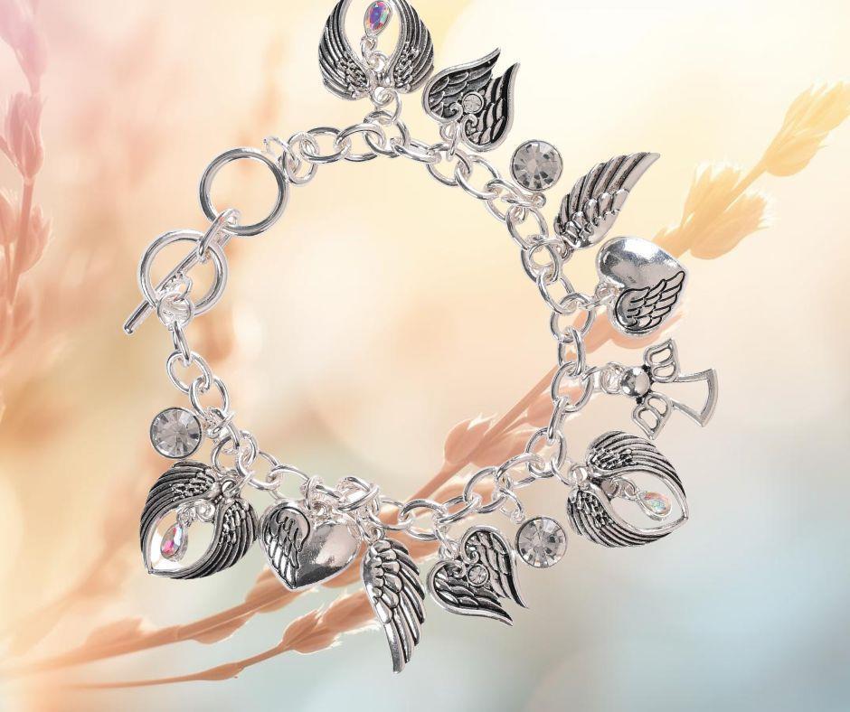 Bracelet Multi Angel Wing Silver plate by Dicksons, product view 2