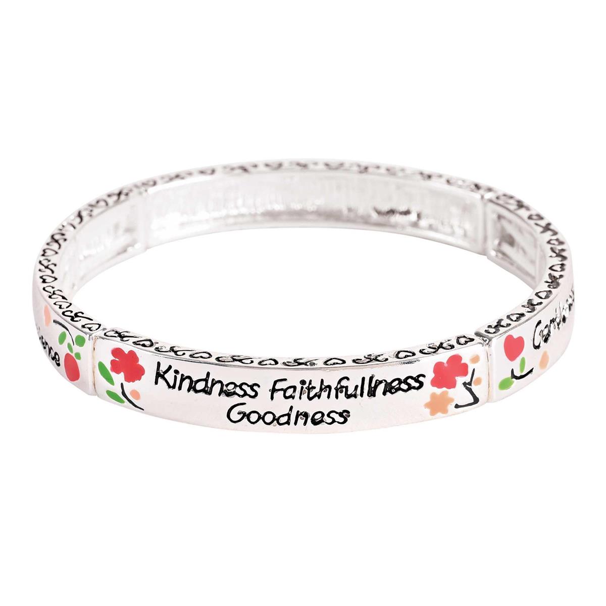 Bracelet Fruit of the Spirit Floral Tile by Dicksons, product view 2