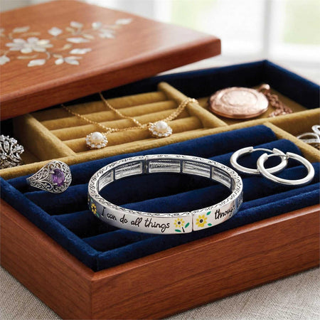 Bracelet Strength Through Christ Tile by Dicksons, product view 5
