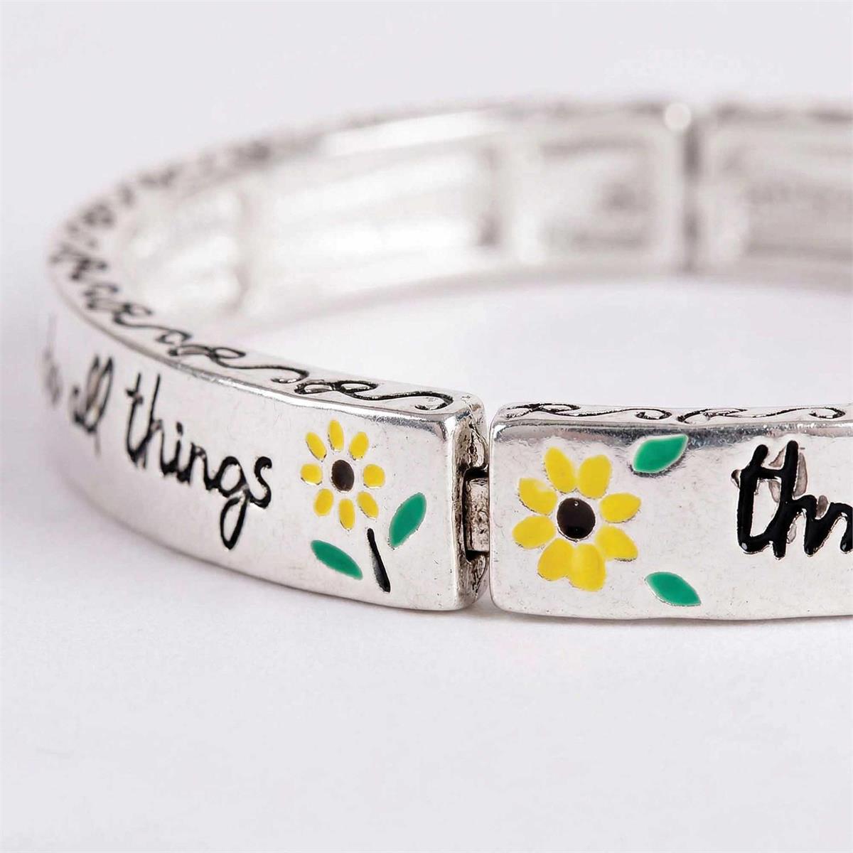 Bracelet Strength Through Christ Tile by Dicksons, product view 6