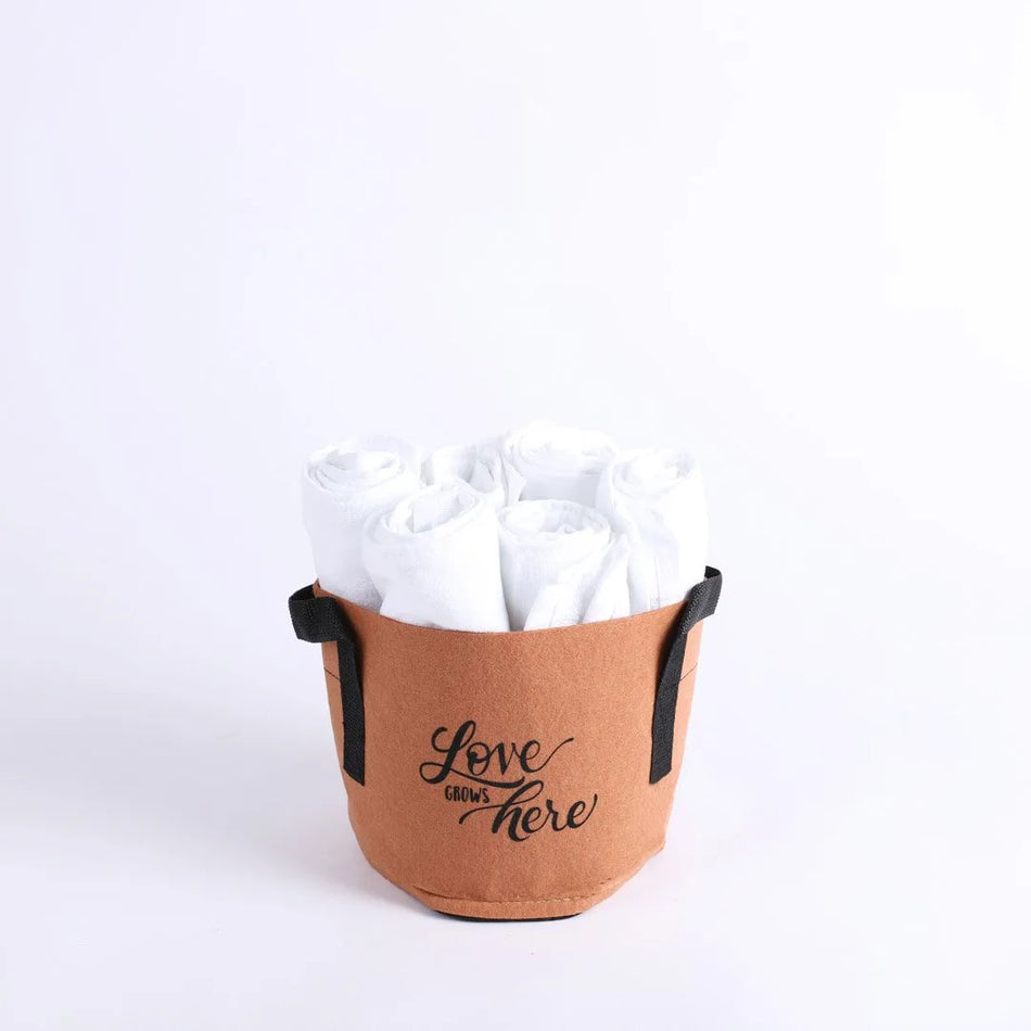 Grow Bag Love Terra Cotta  - Handles - 1 Gallon